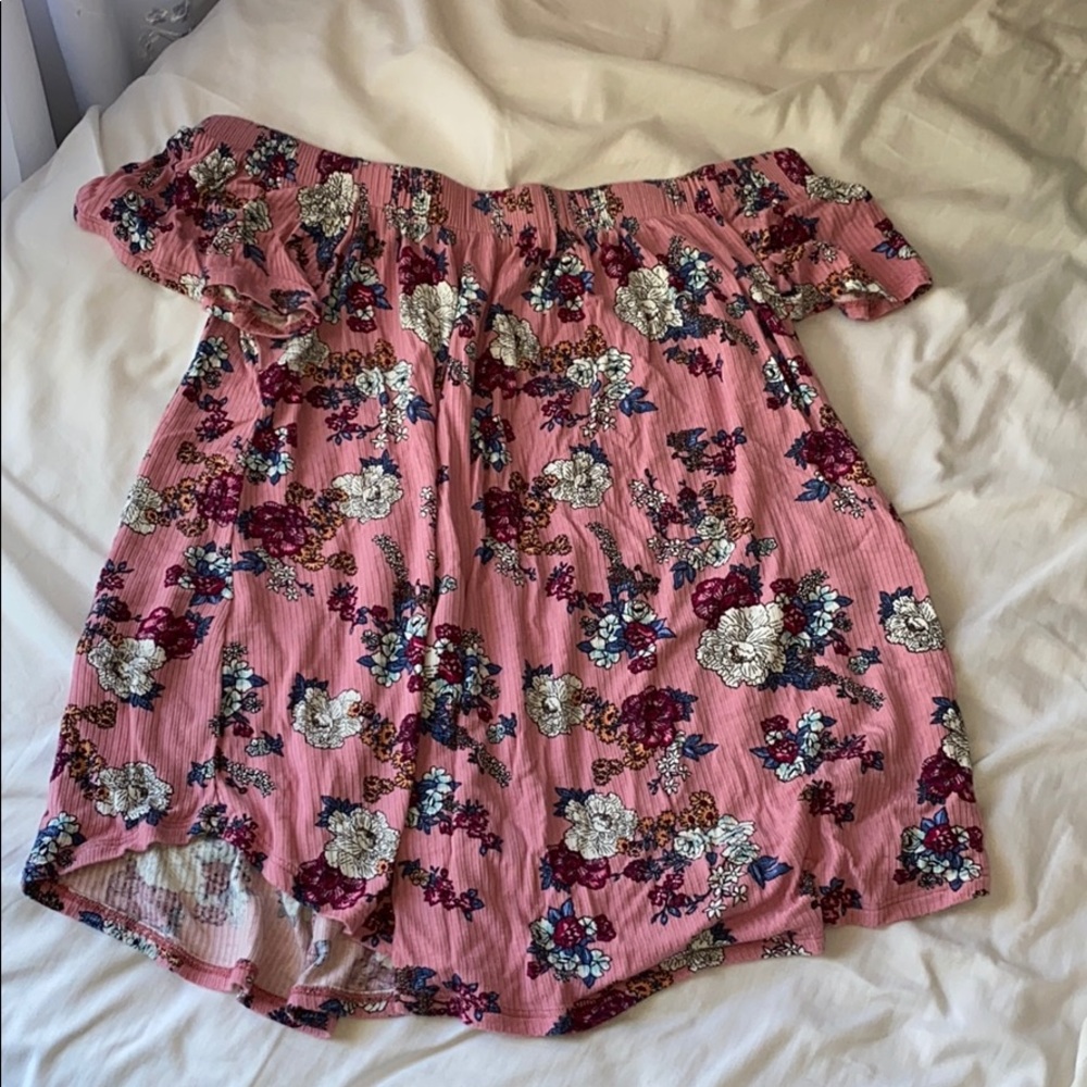 Off the Shoulder Floral Top